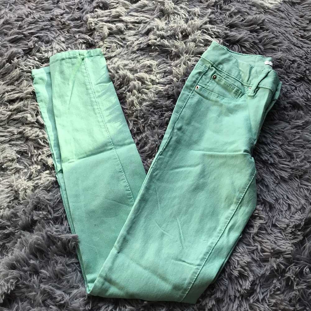MINT GREEN SKINNY LEGGING PANT